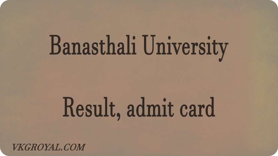 banasthali-university-result-admit-card-latest-updates-banasthali