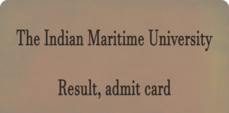 indian maritime university (imu) Result and admit card Latest Updates imu.edu.in Check imu Result Release Date, admit card, Merit List Here