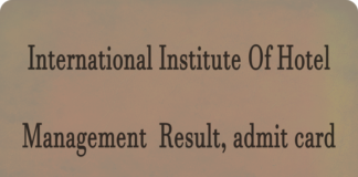 International Institute Of Hotel Management (IIHM eCHAT) Result and admit card Latest Updates iihm.ac.in Check IIHM eCHAT Result Release Date, admit card, Merit List Here