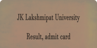JK Lakshmipat University JKLU Result and admit card Latest Updates jklu.edu.in Check JKLU Result Release Date, admit card, Merit List Here