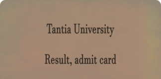 Tantia University Result and admit card Latest Updates www.tantiauniversity.com Check Tantia University Result Release Date, admit card, Merit List Here